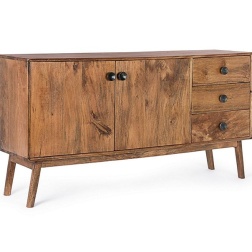 Credenza 2 ante 3 cassetti in legno Sylvester Bizzotto